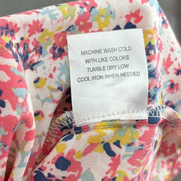 Modcloth Floral Burst Podcast Co-Host Blouse - Picture 11 of 11